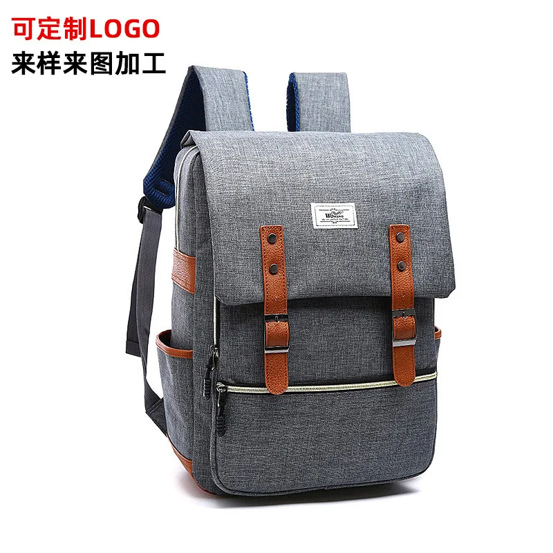 

2019 New Style Laptop Backpack Schoolbag Outdoor Travel Bag Bag Women's Doubles Shoulder Bag Backpack Men's