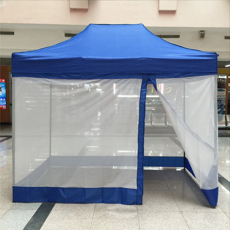 3x3m Outdoor Gazebo Wrap Cover 4 Sides Mosquito Net Wall Anti-insect Tent Surface Replace Cloth Summer Gazebo Accessory