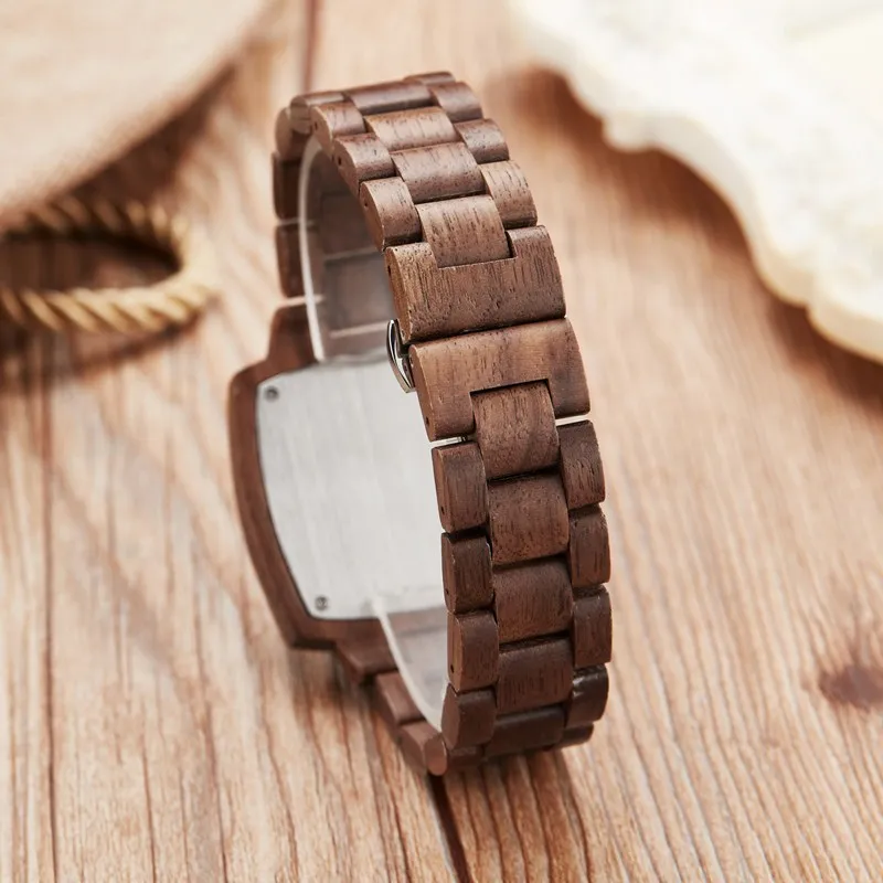 Gorben Natural Wood Watch Quartz Imitate Wooden Design Watch Great Gift  For Men and Women Luxury Wrist Watch New Arrival