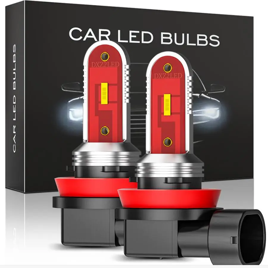 2 Years warranty! 2PCS H11 H8 H7 9005 LED Fog Light Conversion Kit Bulb High Power 1860 csp Chips 6000K 35W Headlight carro | Автомобили и