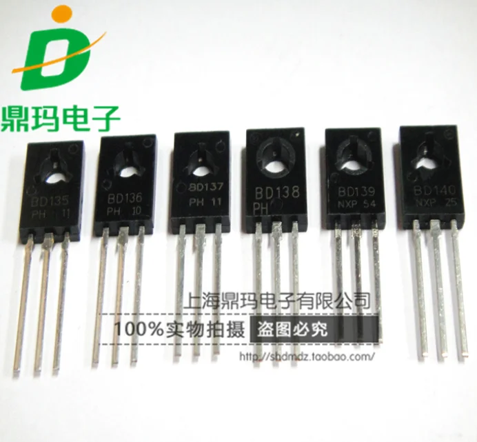 Новый и оригинальный триодный транзистор питания Mxy 10 шт./лот BD135 BD136 BD138 BD131 BD132 BD137