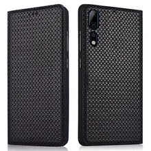 Genuine leather magnetic mobile phone bag for font b ZTE b font font b AXON b