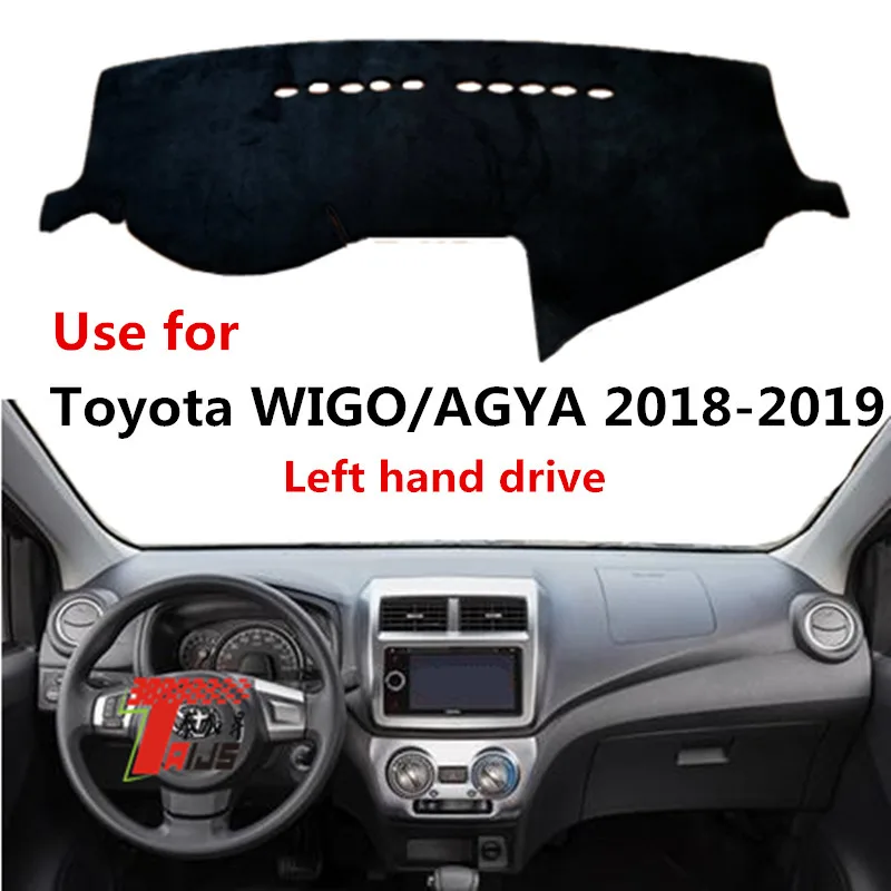 

TAIJS Factory 3 вида цветов Модная крышка приборной панели автомобиля из полиэстера для TOYOTA WIGO/AGYA 2018-2019, правый руль