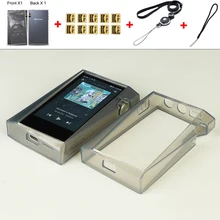 Weiche TPU Schützende Haut Fall Abdeckung Für Iriver Astell & Kern A & norma SR25 Mit Vorne und Zurück Bildschirm protector Gehärtetem Glas