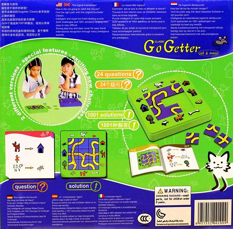  Little Baby Cat and Rat Task Maze Cat and Mouse Puzzle Toy Table Game