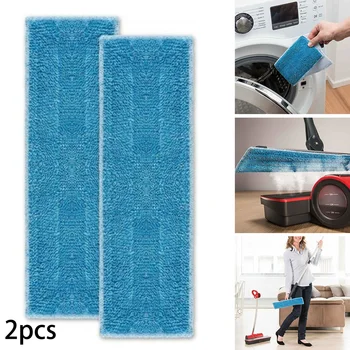 

2pcs Mop Cloths Washable Reusable Microfibre Mop Pads For Polti Moppy Steam Engine MOPPY WHITE PREMIUM For Floors Cleaning Tool