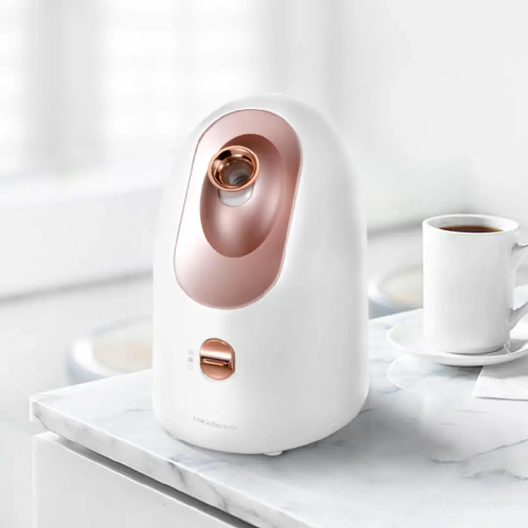 

Nanometer Cold & Hot Double Mist Sprayer Facial Steamer 220mL Facial Sauna Machine Skin Moisturizing Care New
