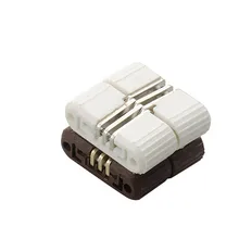 Bisagra cruzada de plástico, bisagra oculta para armario de ropa, mesa de comedor, accesorios para muebles, 6pcHinges