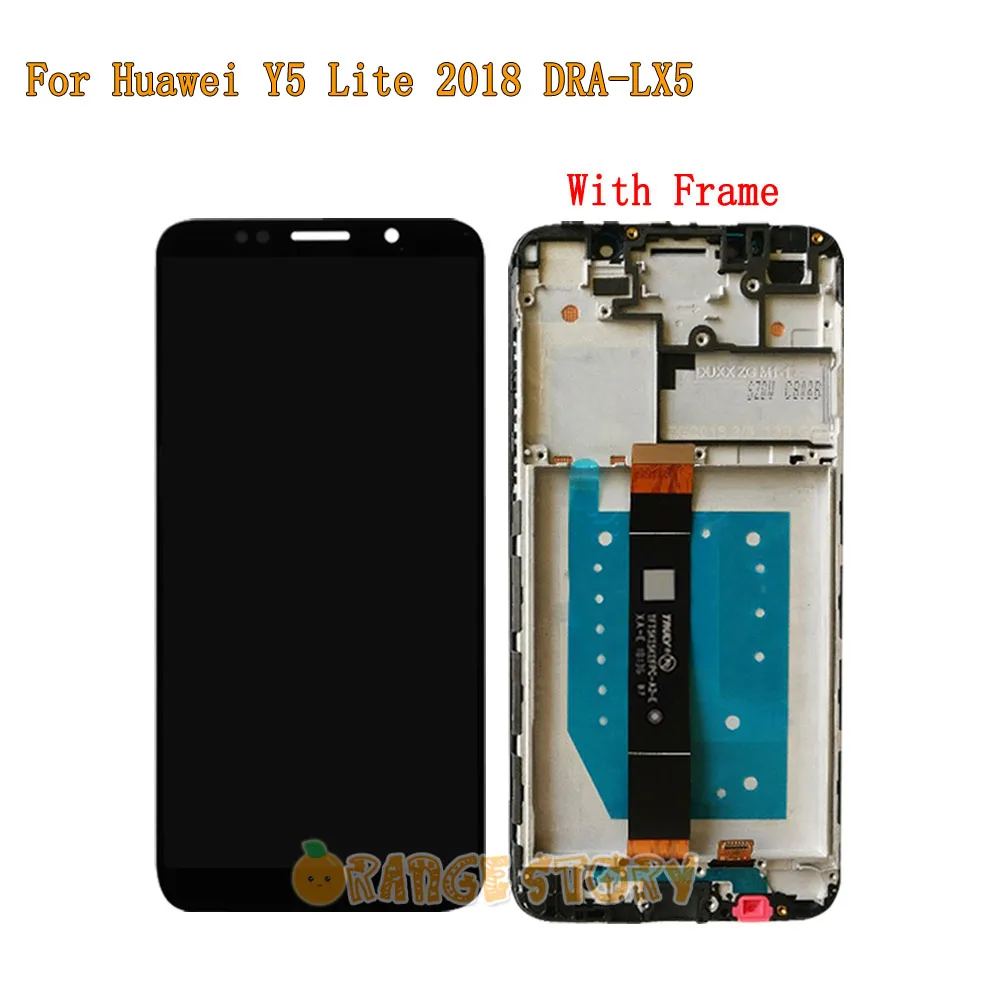 Для Y5 lite 2018 полный жк дисплей датчик сенсорный экран дигитайзер в сборе рамка для
