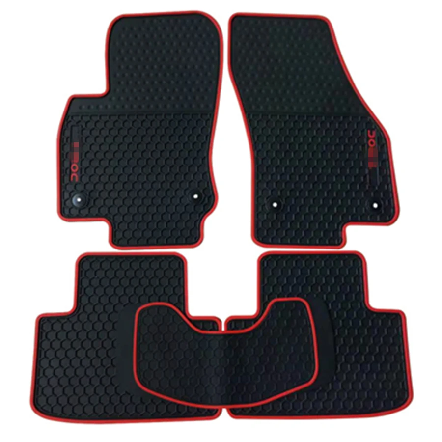 

YJ99 For Volkswagen VW T-ROC 2018-2020 All Weather High Quality Anti Skip Latex Durable Carpets Special Rubber Car Floor Mats