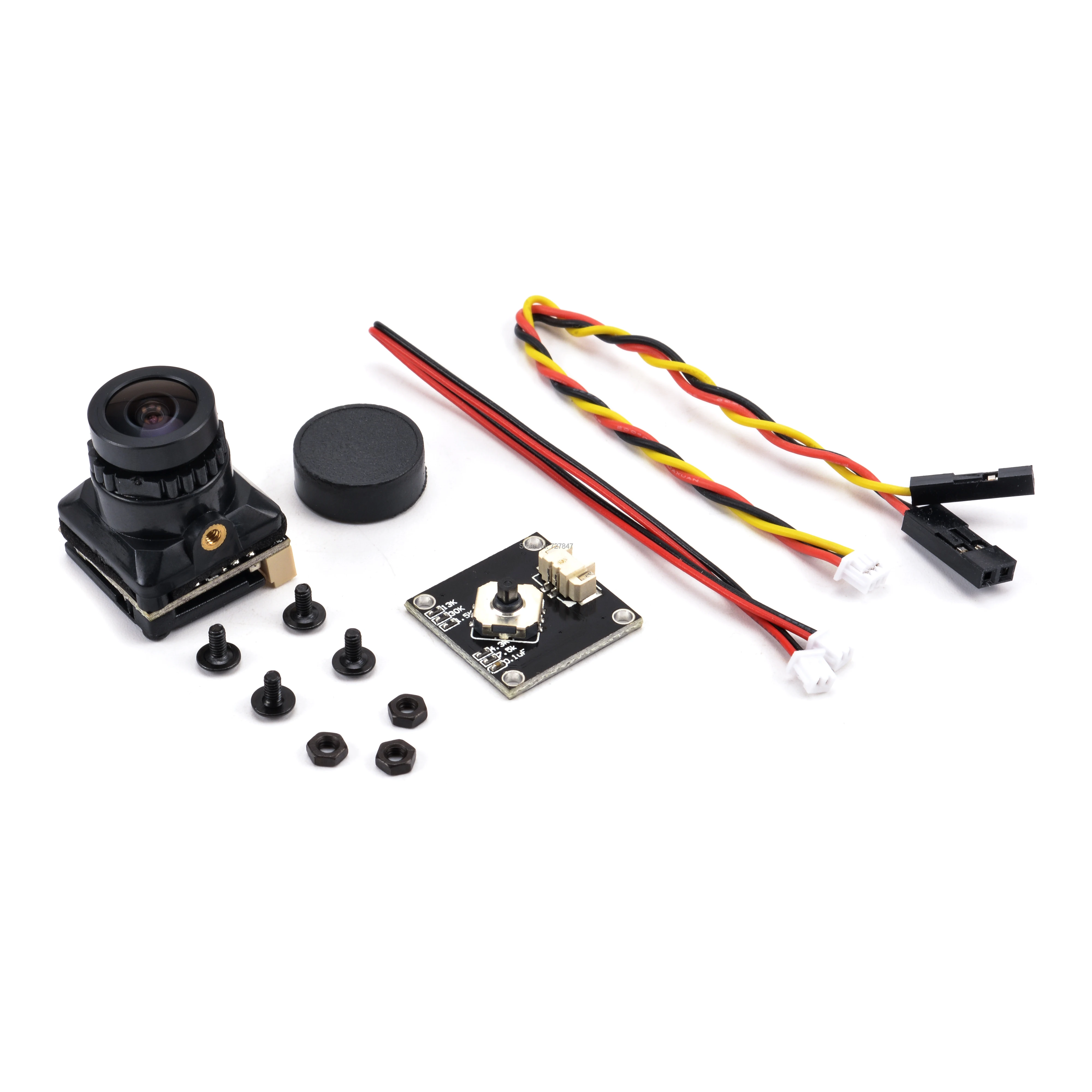 Новинка 1/3 CMOS 1500TVL B19 Мини FPV камера 2,1 мм объектив мощность 5 V-30 V PAL/NTSC с OSD Внутренний регулируемый для RC FPV гоночный Дрон