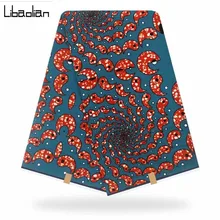 Анкара воск голландский хлопок высокое качество африканская ткань Воск Принт 6 ярдов африканская Анкара голландский воск ткань F911-16