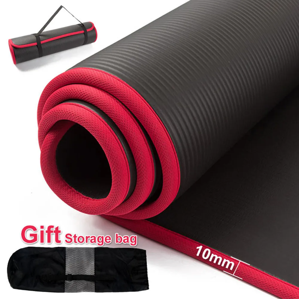 thick padded exercise mat