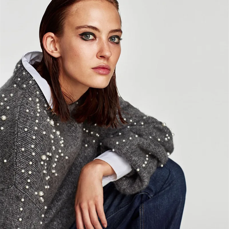 

Winter Pullover Women Autumn Women's Sweater Streetwear Pull Femme Fashion Ladies Casual Sweaters Top 8684-A