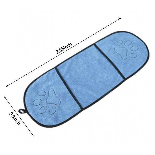 Dog Bath Towel Microfiber Ultra-Absorbent Small Dogs Drying Towel Blanket With Pocket For Large Dogs Bathrobe Pet Suppiles