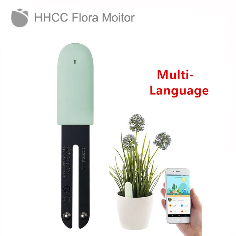 Update HHCC Flora 4 in 1 Flower care Plant Soil Tester Monitor Water Light Smart Digital Detect Sensor Garden | Электроника