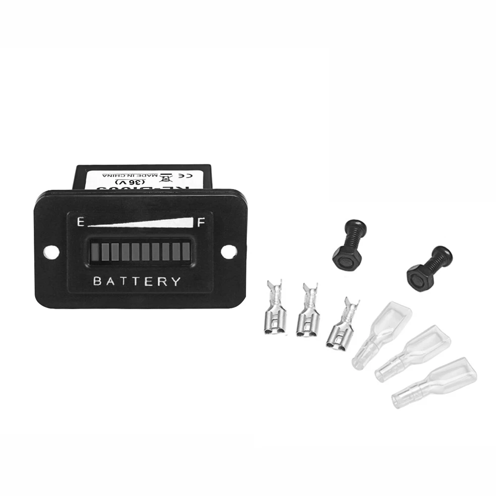 

Lamp Indicator light 36V Battery Charging 10LED Display Waterproof Black