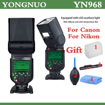 

YONGNUO YN968N Flash Speedlite for Canon Nikon DSLR Compatible with YN622N YN560 Wireless TTL Speedlite 1/8000 with LED Light