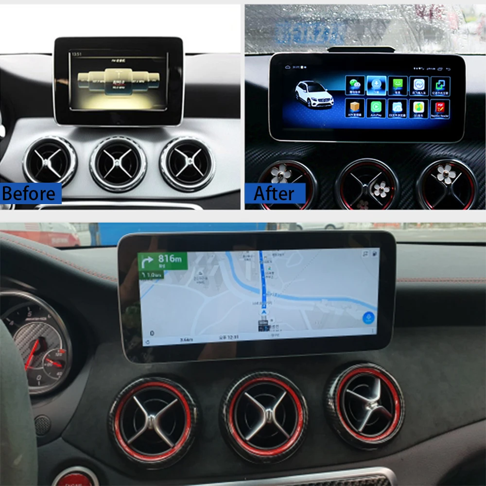 Автомобильный мультимедийный плеер стерео gps DVD Радио Навигация Android экран для Mercedes Benz GLA класс X156 GLA180 GLA200 GLA220 GLA45