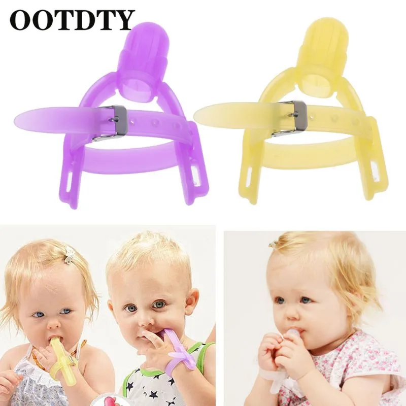 Повязка на запястье OOTDTY из нетоксичного силикона 2 цвета | Мать и ребенок