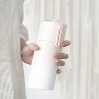 

USB Cat's Claw Smart Vacuum Flask Drinking Water Reminder Stainless Steel Water Cup Gradient Portable Vacuum Flask Drinkware