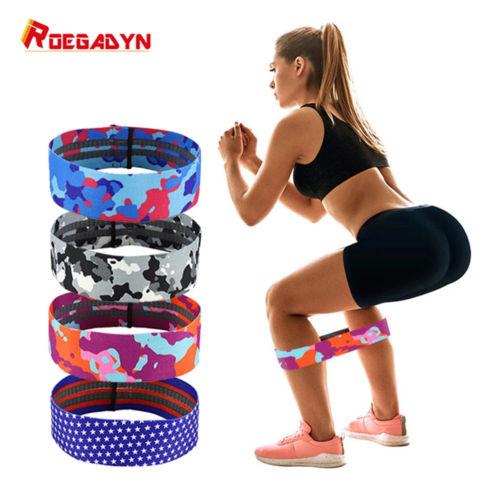 

ROEGADYN Resistance Bands Sports Exercise Band Elastic For Lifting Hip Squats posture corest Elastic Resistance Bands For Legs