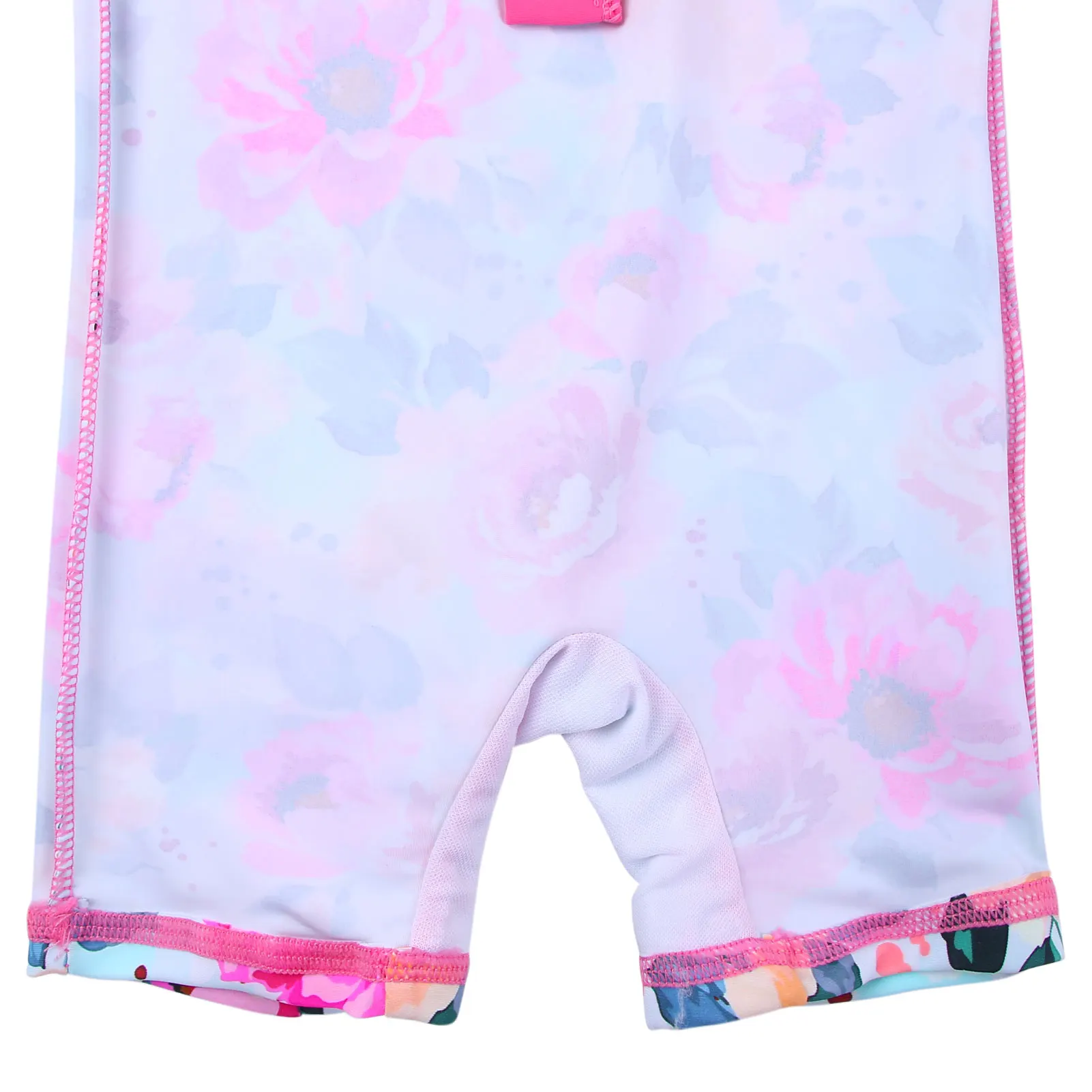 One Piece Swimsuit Children Swimsuit Toddler Girls Swimsuit Floral Print Swimwear One Piece Long Sleeve Bathing Suit with Pants Children Beachwear