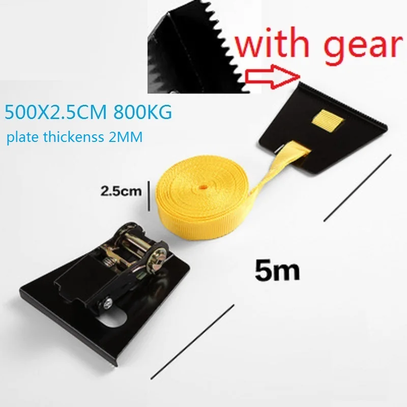 Floor installation tool tensioner tightening quartz stone fixing rope with iron plate hook and floor tile