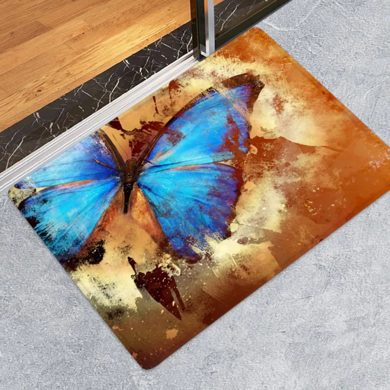 Ковры север мягкие фланелевые 3D печатные ковры салон с рисунком кота из мультфильма Черепашки-ниндзя закат автомобильные коврики