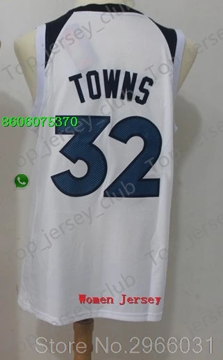 A+++ качественная женская одежда для взрослых#32 Карл-Энтони роутс 23 Jimmy Butler 22 Эндрюс Виггинс Джерси Миннесота - Цвет: for Women