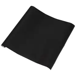 Классная доска наклейки съемные Рисование стираемая доска обучения многофункциональный офис (черный, 45*100 см)