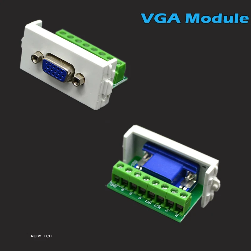 RJ11+ VGA разъемы модули, информация настенной пластины выход Крышка Лицевой панели разъем для кабельной системы
