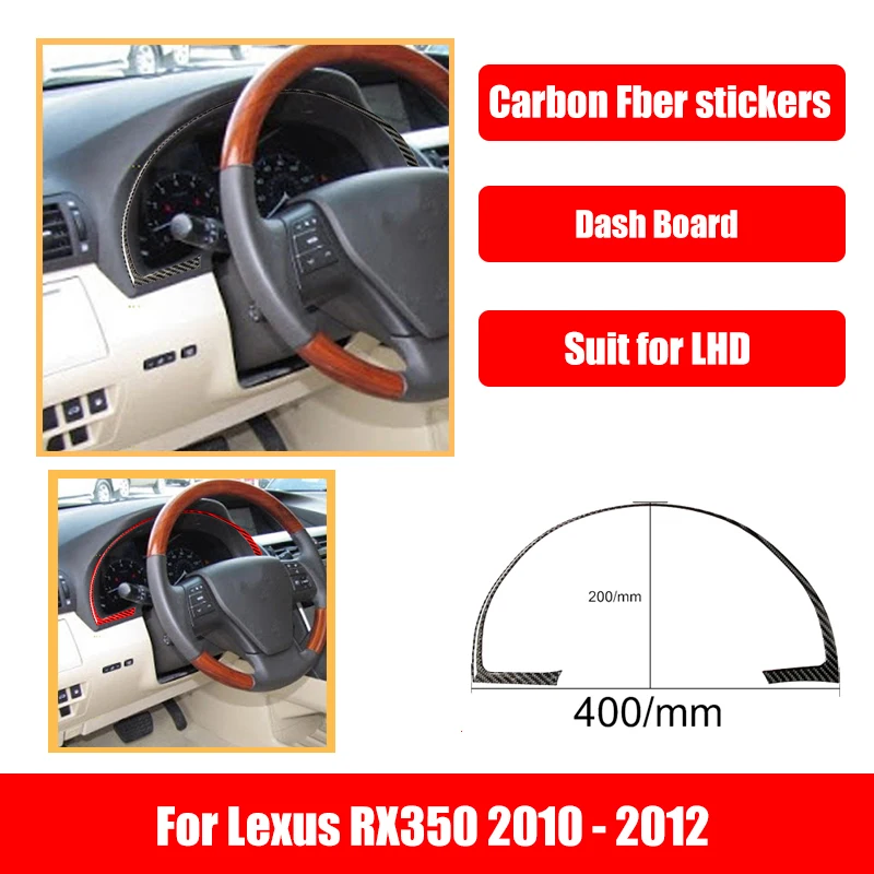 

Car Interior Dashboard Decoration Sticker for Lexus RX350 RX450h 2010 2011 2012 Auto Styling Accessories