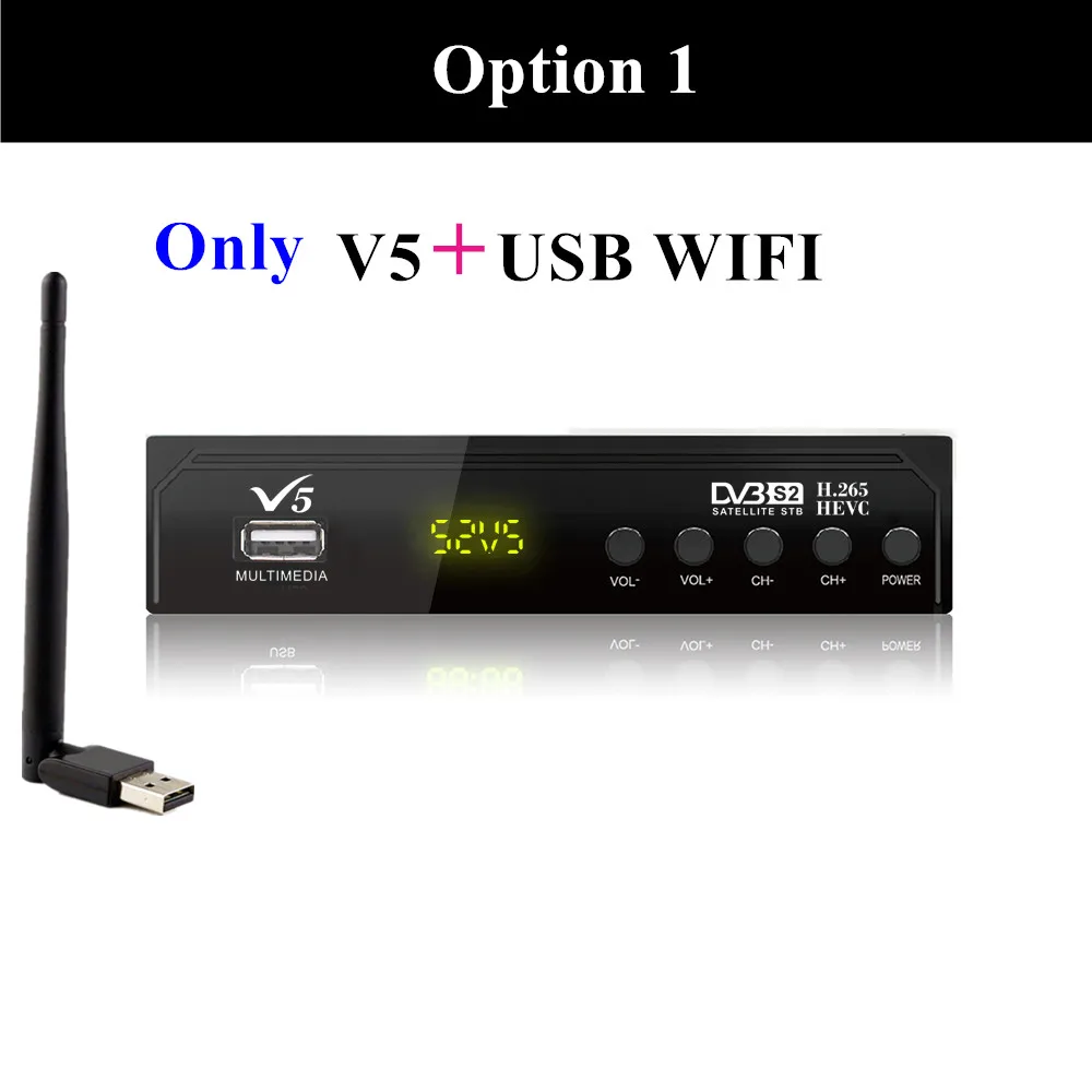 TV BOX-WIFI Новейший DVB S2 приемник H.265 полностью HD 1080p цифровой спутниковый ТВ приемник Поддержка YouTube wifi CCCAM DVB S2 телеприставка - Color: TV BOX-WIFI