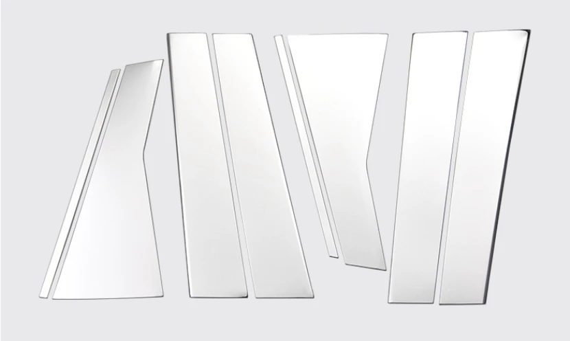 

8pcs Stainless Steel Center Door Pillar Cover Trim For Honda CR-V CRV 17-19