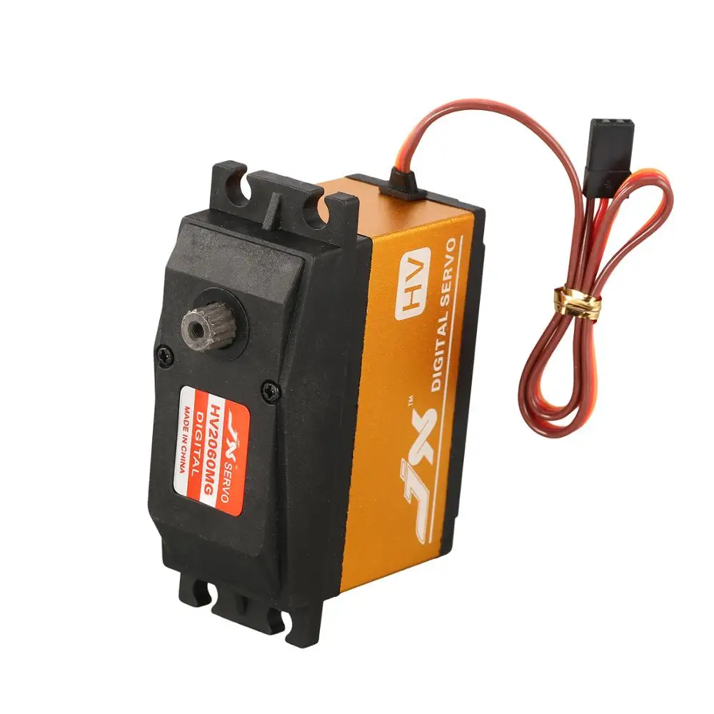 

JX RC Servo PDI-HV2060MG 60KG High Torque 180 Digital Servo For RC Model Helicopter Parts 1/5 Rc Car