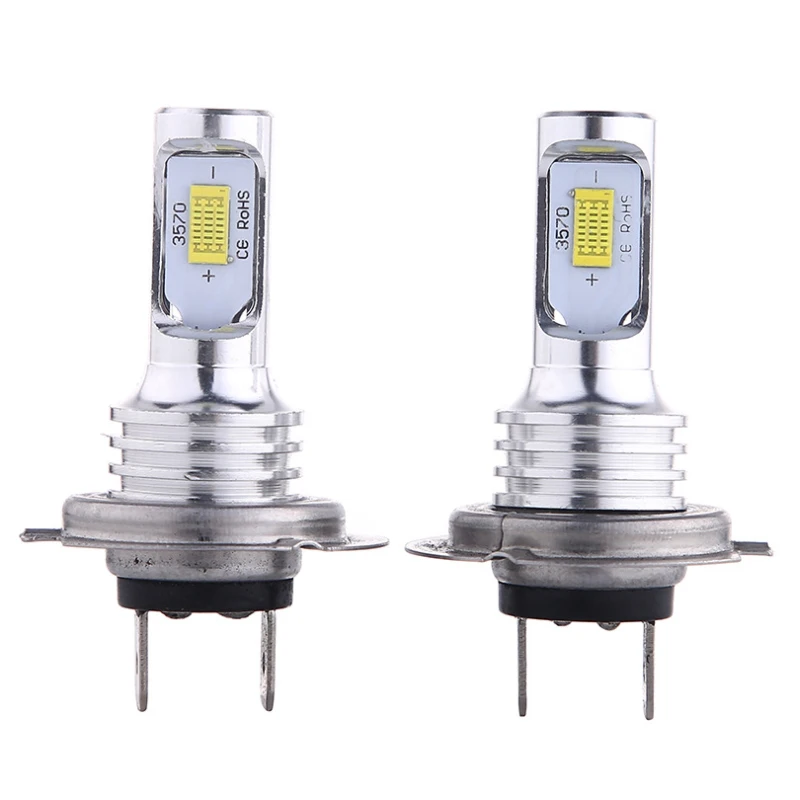 

2 * h7 светодиодный canbus 80 Вт 1000LM Hi или короче спереди и длиннее сзади) Луч лампы 6000K белый IP 68 Водонепроницаемый CSP 3570 светодиодный чипы для автомобильных фар