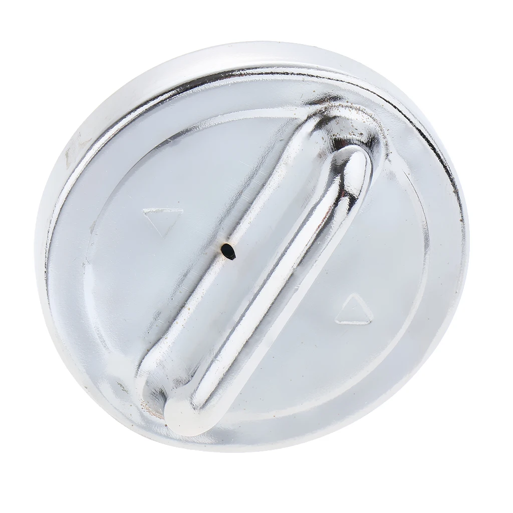 1×Silver Rustproof Chorme Fuel Gas Tank Cap For GY6125,Scooter,Dirt Bikes