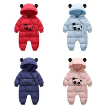 CYSINCOS комбинезон для новорожденных; детская зимняя куртка с капюшоном; Комбинезоны из плотного хлопка; Детский костюм; теплые боди для малышей; верхняя одежда