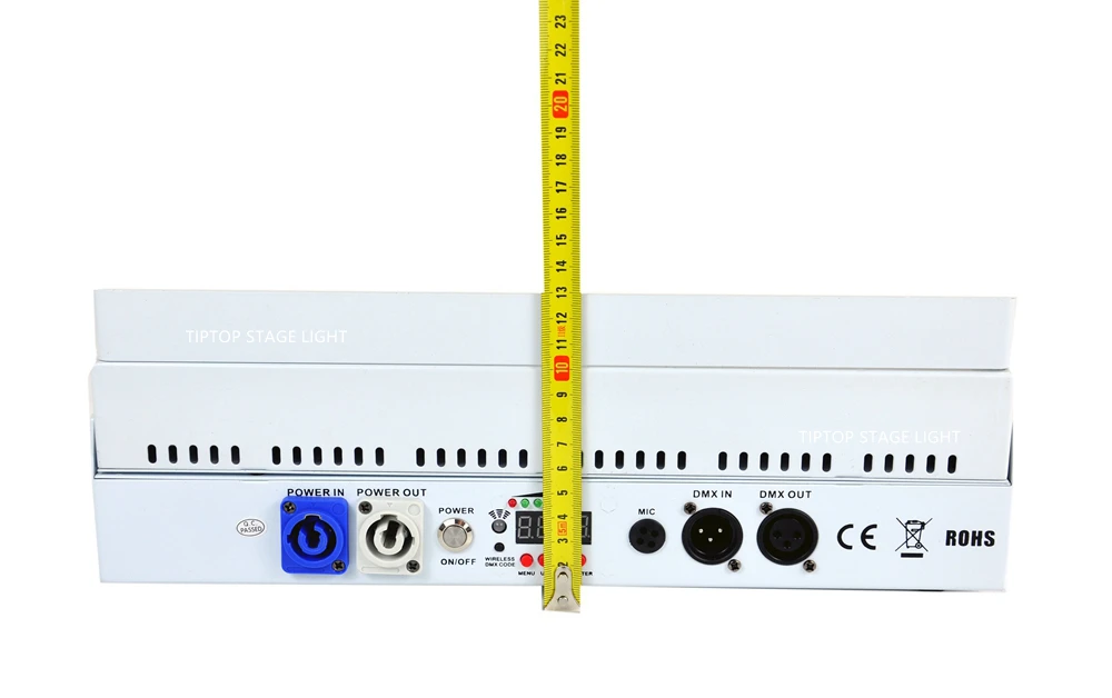 Tiptop сценический прожектор TP-G3037-6IN1 12x18 Вт Tyanshine RGBWA UV 6 цветов DMX батарея беспроводной светодиод настенная шайба Свет белый/черный