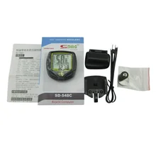 Sunding speed recorder Водонепроницаемый Беспроводной Секундомер одометр велосипедный измеритель скорости/548C ручной секундомер