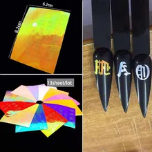 5 листов/13 листов 3D Старый Английский алфавит наклейки для ногтей персонаж наклейки для ногтей самодельные Украшения для ногтей