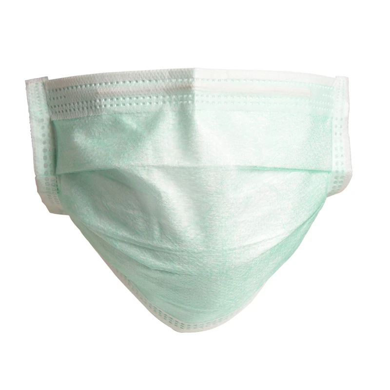 

Hot Sale 50pcs/lot Medical Mask 3 Layers Blue Green Anti-Dust Disposable Earloop Face Mouth Masks Facial Protective