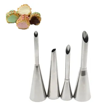 

Pastry Piping Bag Nozzles Stainless Steel Cupcake Cake Decorating Tips For Puffs Cream Baking Tools