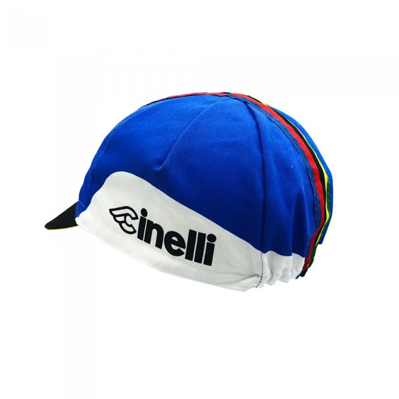 New Classical Cycling Caps Man And Woman Blue Gorra Ciclismo Orolling Colors Lines 3