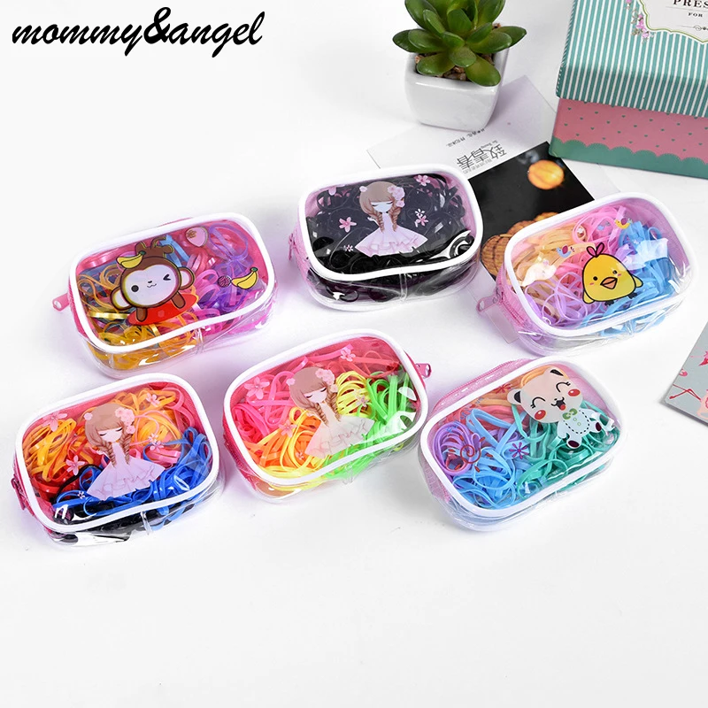 

Cute Hair Bows Candy Color High Strength Elastic Basic Rubber Bands Hairband Sold Headwear for Girl Headband Hair Accessories