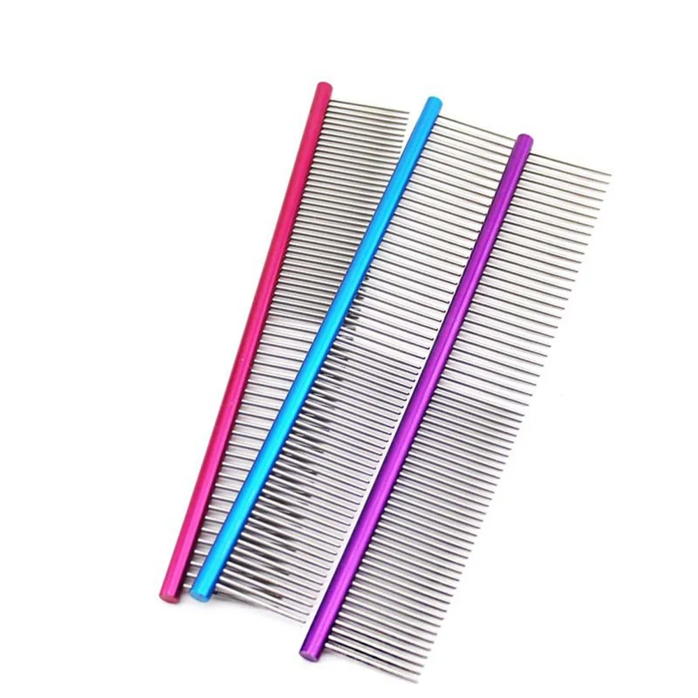 

Professional Steel Grooming Comb High Quality Dog Cat Cleaning Brush Dog Comb For Pet Dog Cat Beauty Supplies