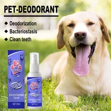 Собаки Чтобы удалить неприятный запах изо рта концентрат очистка спрей кошка домашнее животное рот спрей свежесть дыхание домашнее животное полость рта уход дезодорант