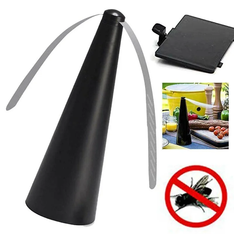 

Food Protector Mosquito Fly Bugs Repellent Pest Control Long Fan Blades Batteries Automatic Electric Portable USB Desk Fan