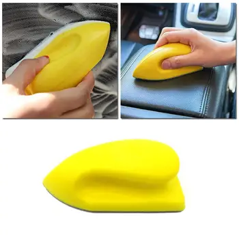 

Car Leather Seat Care Detailing Clean Nano Brush Soft Cleaning Tool For Interior Leather Seat Auto Interior Wash Accessories